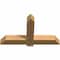 Ekena Millwork Eugene Smooth Timber Gable Bracket, Western Red Cedar, 48"W x 28"H x 5 1/2"D x 5 1/2"F, 14/12 Pitch GBW048X28X0606EUG00SWR - alternate 4